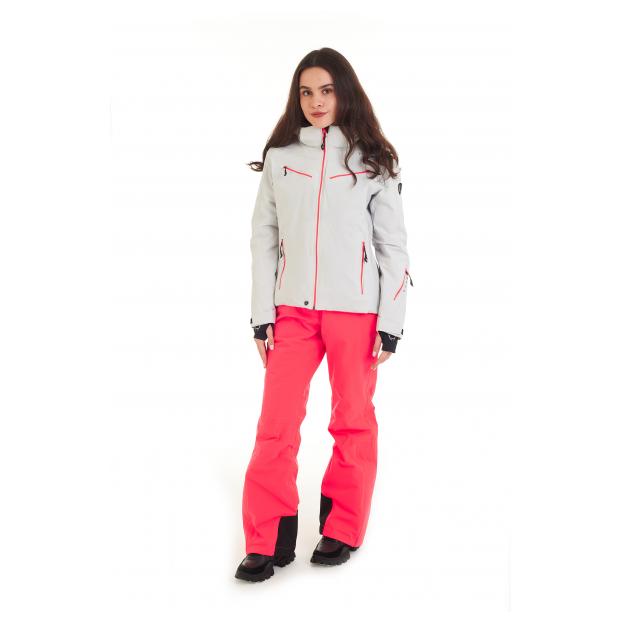 Горнолыжная куртка премиум-класса HYRA «MATT» - Аритикул HLG1252-Bright Pink/Black-40 - Фото 45