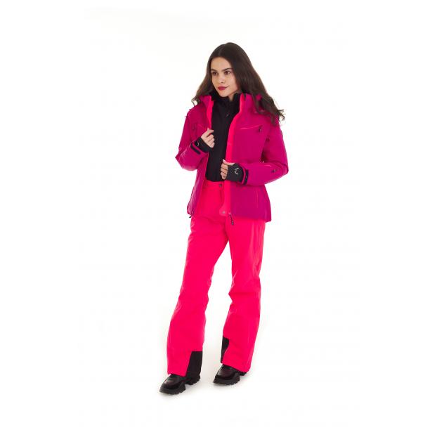 Горнолыжная куртка премиум-класса HYRA «MATT» - Аритикул HLG1252-Bright Pink/Black-40 - Фото 63