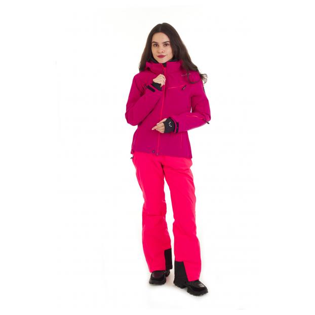 Горнолыжная куртка премиум-класса HYRA «MATT» - Аритикул HLG1252-Bright Pink/Black-40 - Фото 65