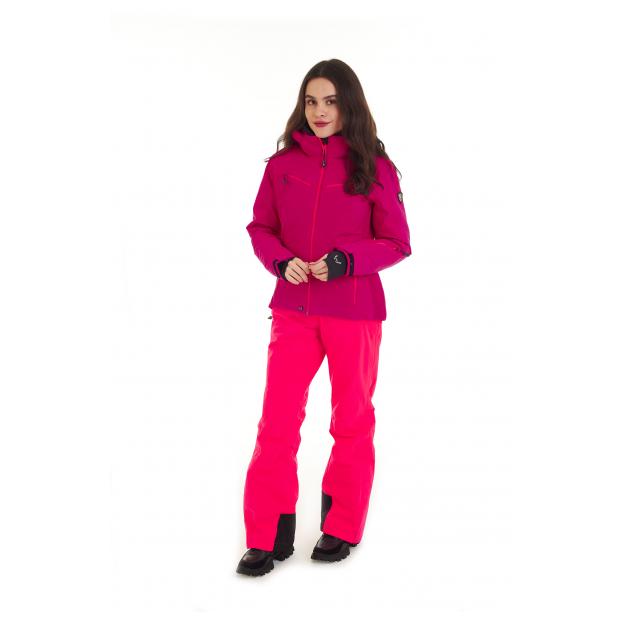 Горнолыжная куртка премиум-класса HYRA «MATT» - Аритикул HLG1252-Bright Pink/Black-40 - Фото 66