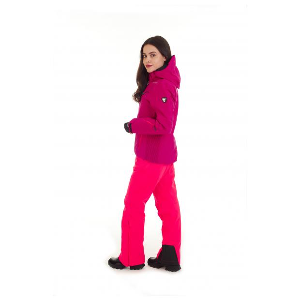 Горнолыжная куртка премиум-класса HYRA «MATT» - Аритикул HLG1252-Bright Pink/Black-40 - Фото 69