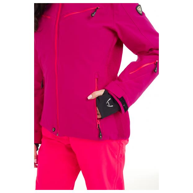 Горнолыжная куртка премиум-класса HYRA «MATT» - Аритикул HLG1252-Bright Pink/Black-40 - Фото 70