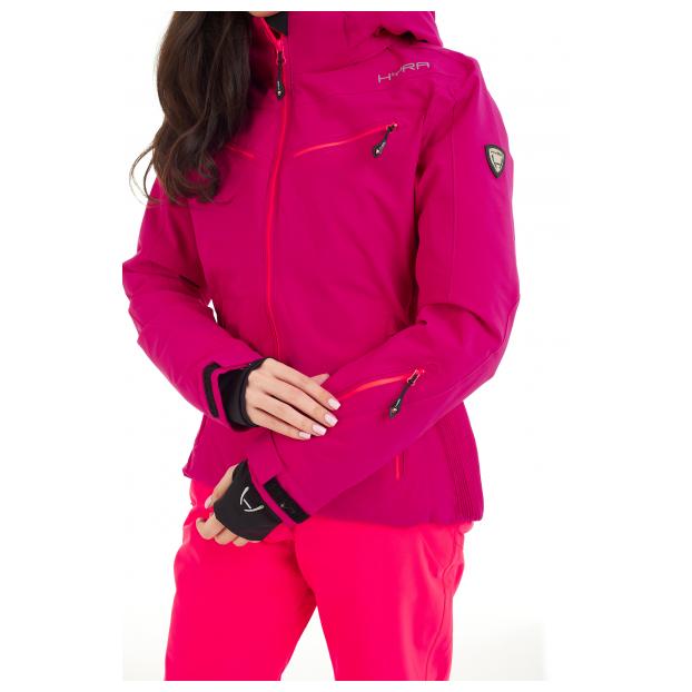Горнолыжная куртка премиум-класса HYRA «MATT» - Аритикул HLG1252-Bright Pink/Black-40 - Фото 71