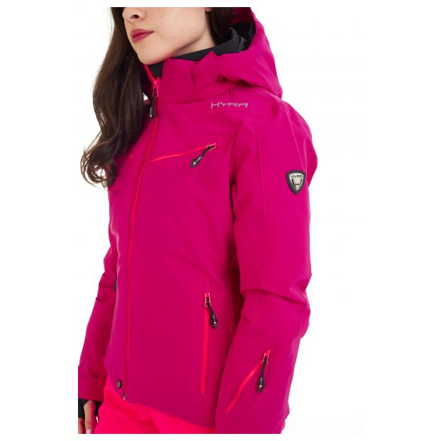 Горнолыжная куртка премиум-класса HYRA «MATT» - Аритикул HLG1252-Bright Pink/Black-40 - Фото 72