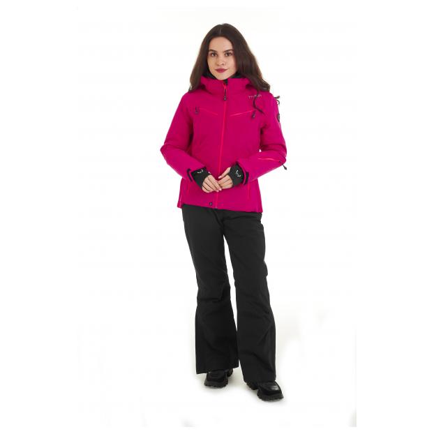 Горнолыжная куртка премиум-класса HYRA «MATT» - Аритикул HLG1252-Bright Pink/Black-40 - Фото 79