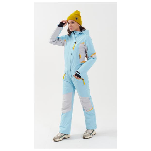 ЖЕНСКИЙ СНОУБОРДИЧЕСКИЙ КОМБИНЕЗОН RUNNING SPORT - Аритикул 8905-1-сиреневый-S - Фото 7