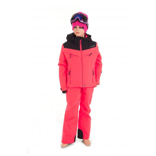 Горнолыжная куртка премиум-класса HYRA «VISP» - Аритикул HJG1452-Bright Pink/Black-10 - Фото 10