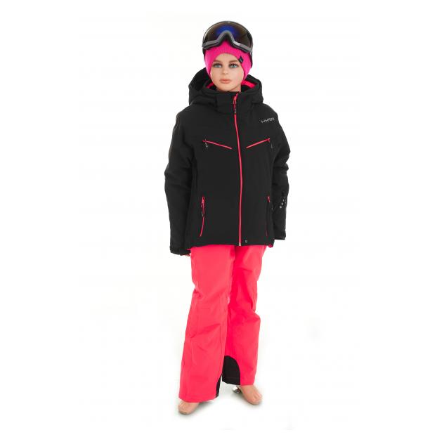 Горнолыжная куртка премиум-класса HYRA «VISP» - Аритикул HJG1452-Bright Pink/Black-10 - Фото 1