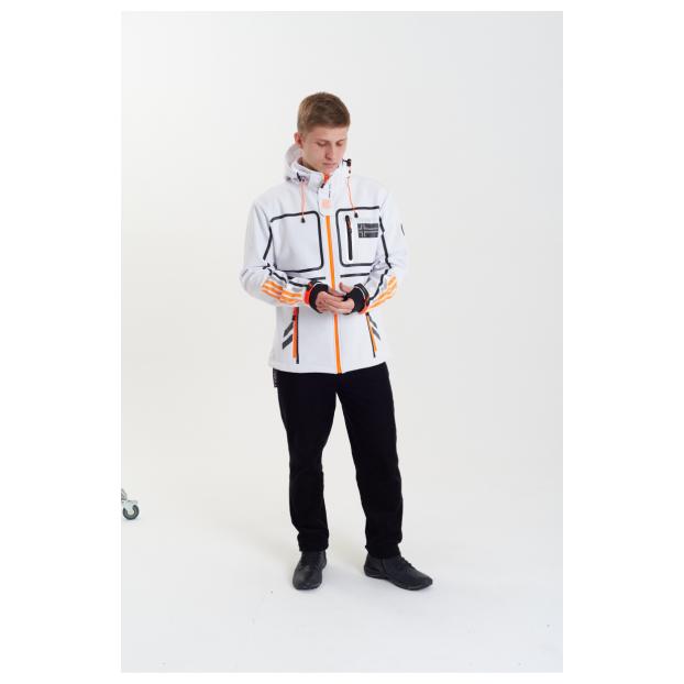 Софтшеловая куртка мужская  GEOGRAPHICAL NORWAY «ROMANO»  - Аритикул WW3284H/GN-WHITE-S - Фото 26