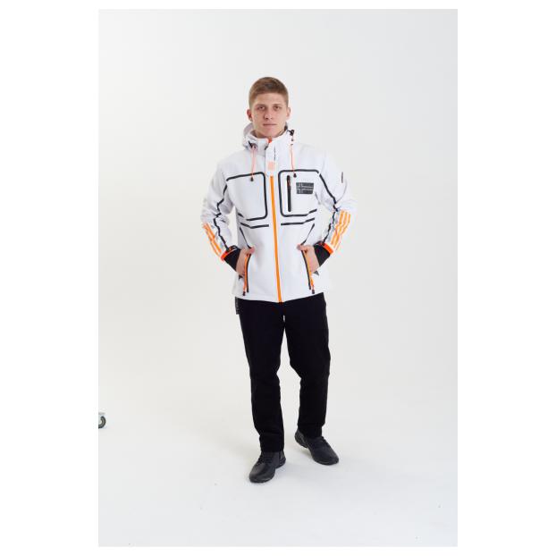 Софтшеловая куртка мужская  GEOGRAPHICAL NORWAY «ROMANO»  - Аритикул WW3284H/GN-WHITE-S - Фото 27