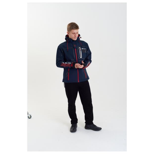 Софтшеловая куртка мужская  GEOGRAPHICAL NORWAY «ROMANO»  - Аритикул WW3284H/GN-NAVY-S - Фото 10
