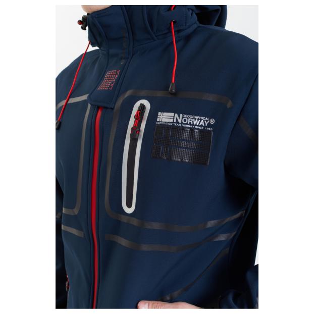 Софтшеловая куртка мужская  GEOGRAPHICAL NORWAY «ROMANO»  - Аритикул WW3284H/GN-BLACK-S - Фото 15
