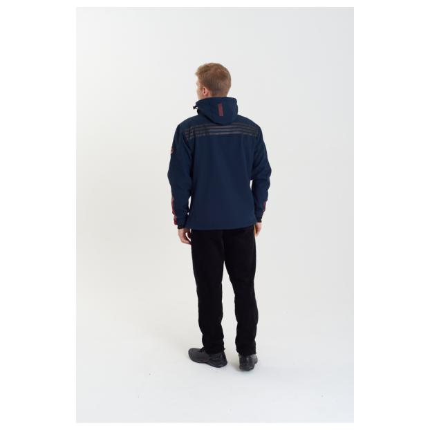 Софтшеловая куртка мужская  GEOGRAPHICAL NORWAY «ROMANO»  - Аритикул WW3284H/GN-NAVY-S - Фото 16