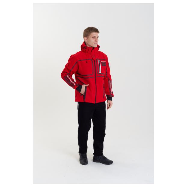 Софтшеловая куртка мужская  GEOGRAPHICAL NORWAY «ROMANO»  - Аритикул WW3284H/GN-BLACK-S - Фото 20