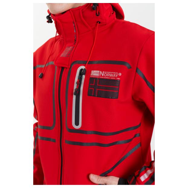 Софтшеловая куртка мужская  GEOGRAPHICAL NORWAY «ROMANO»  - Аритикул WW3284H/GN-BLACK-S - Фото 23