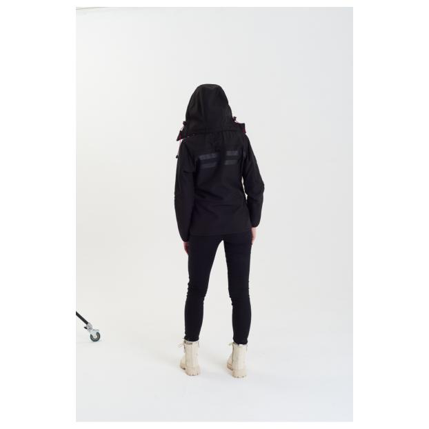 Софтшеловая куртка женская GEOGRAPHICAL NORWAY «REINE» - Аритикул WW7008F/G-BLACK/PINK-S - Фото 10
