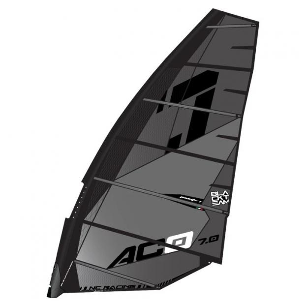 Парус для виндсерфинга POINT-7 "AC 0" SLALOM (безкамберный) - Аритикул AC 0 grey _ 7.7 - Фото 1