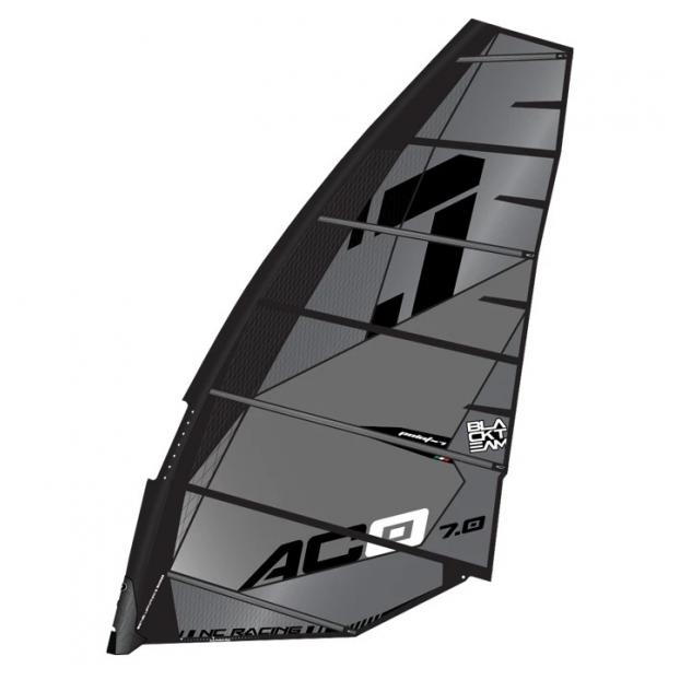 Парус для виндсерфинга POINT-7 "AC 0" SLALOM (безкамберный) - Аритикул AC 0 grey _ 7.7 - Фото 2