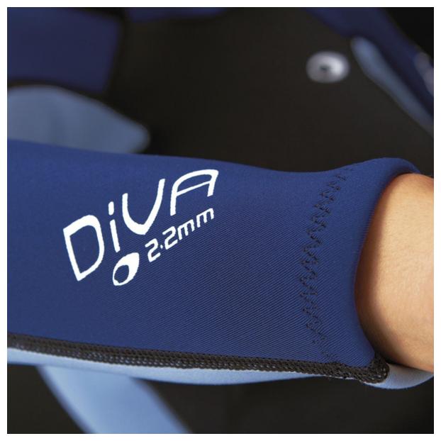 Гидрокостюм длинный MORMAII «DIVA» 3/2 мм арт. S306DIVF3 - Аритикул S306DIVF3 синий/голубой MORMAII «DIVA» 3/2 мм (XS) - Фото 7