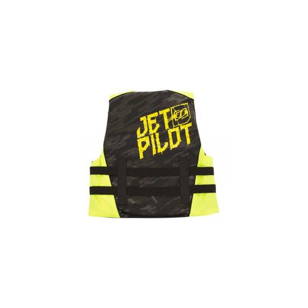 Спасательный жилет неопрен ДЕТ. Jetpilot Cause ISO 50N Neo Vest - Аритикул 19084-Black/Yellow-8-10 - Фото 2