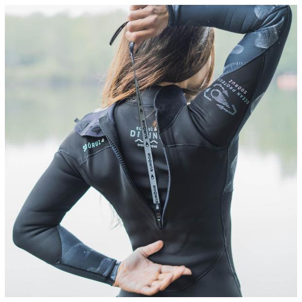 ГИДРОКОСТЮМ :ЖЕНСК. SOORUZ «DIVINE» 3/2 ММ  - Аритикул E23 WW32BZDIVBK–BLACK-XS - Фото 10