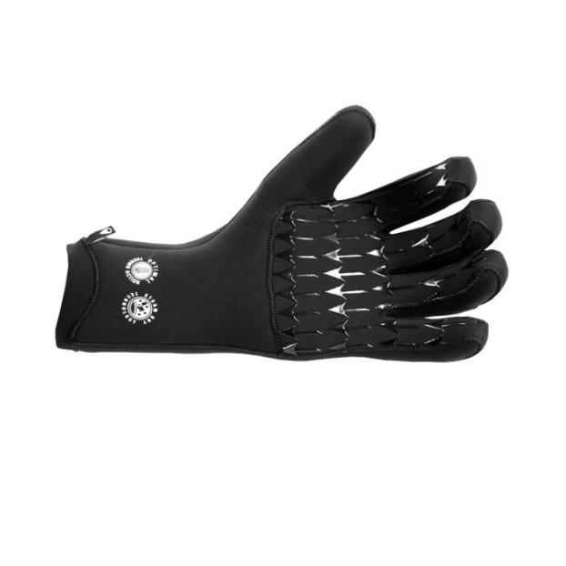 Неопреновые перчатки SOORUZ 3mm Gloves curved WIND - Аритикул E23 E3GLOWIN-BLACK-M - Фото 3