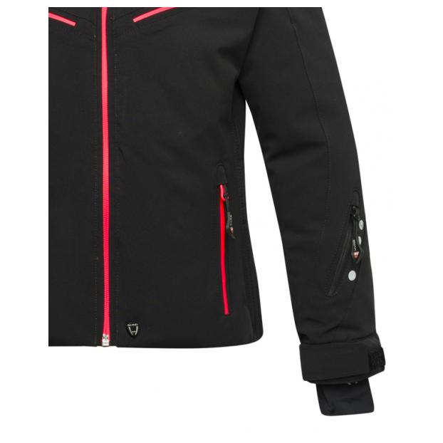 Горнолыжная куртка премиум-класса HYRA «VISP» - Аритикул HJG1452-Bright Pink/Black-10 - Фото 4
