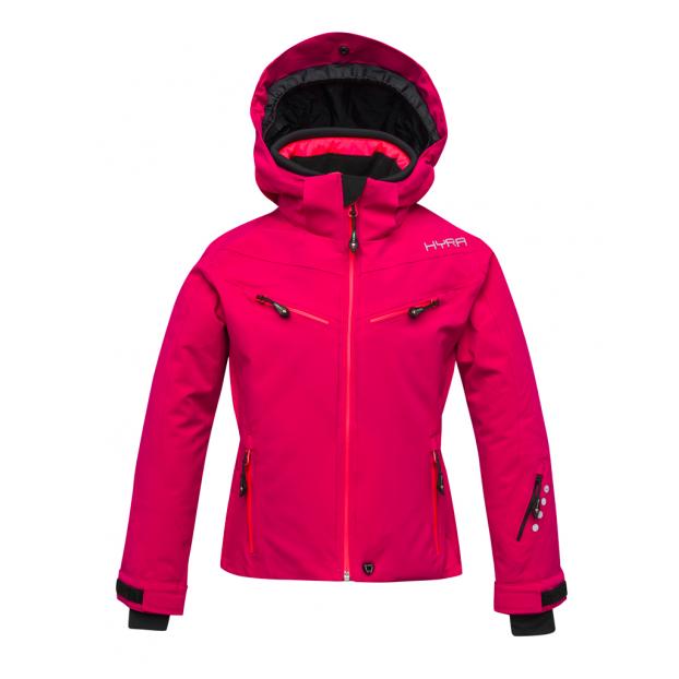 Горнолыжная куртка премиум-класса HYRA «VISP» - Аритикул HJG1452-Bright Pink/Black-10 - Фото 16