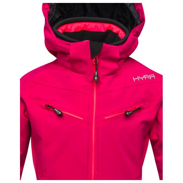Горнолыжная куртка премиум-класса HYRA «VISP» - Аритикул HJG1452-Bright Pink/Black-10 - Фото 12