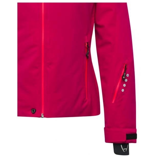 Горнолыжная куртка премиум-класса HYRA «MATT» - Аритикул HLG1252-Bright Pink/Black-40 - Фото 11