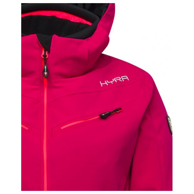 Горнолыжная куртка премиум-класса HYRA «MATT» - Аритикул HLG1252-Bright Pink/Black-40 - Фото 12