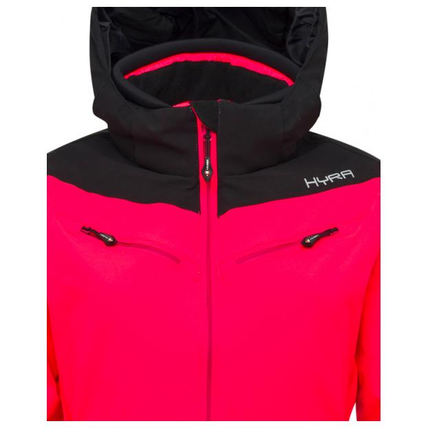 Горнолыжная куртка премиум-класса HYRA «MATT» - Аритикул HLG1252-Bright Pink/Black-40 - Фото 15