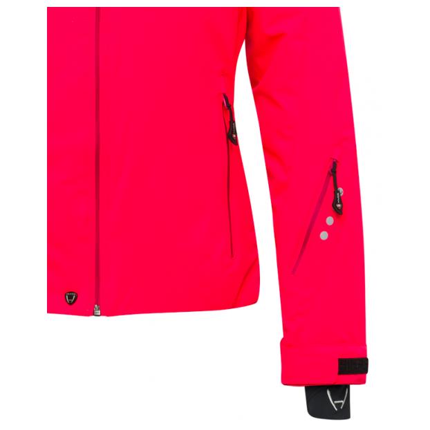 Горнолыжная куртка премиум-класса HYRA «MATT» - Аритикул HLG1252-Bright Pink/Black-40 - Фото 16