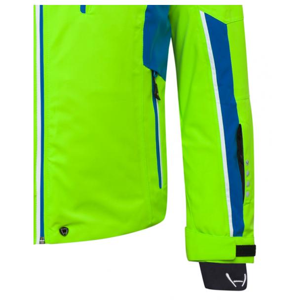 Горнолыжная куртка премиум-класса HYRA «MAYRBERG» - Аритикул HMG1208-Green Geko/Blue-52 - Фото 14