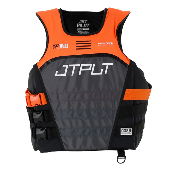 Спасательный жилет для гидроцикла нейлон мужской Jetpilot RX VAULT PROTECH S/E VEST - Аритикул 250260-BLACK/WHITE-2XL - Фото 4