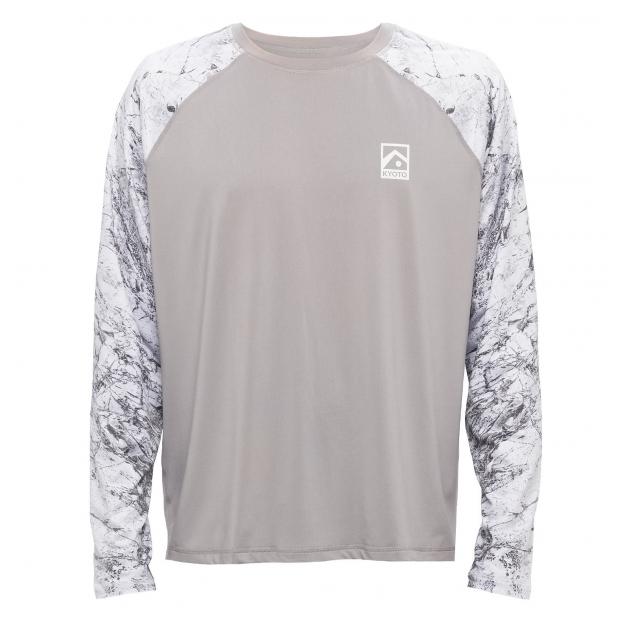 Лайкра KYOTO CORY LS RASHGUARD - Аритикул Cory_light grey-M - Фото 6