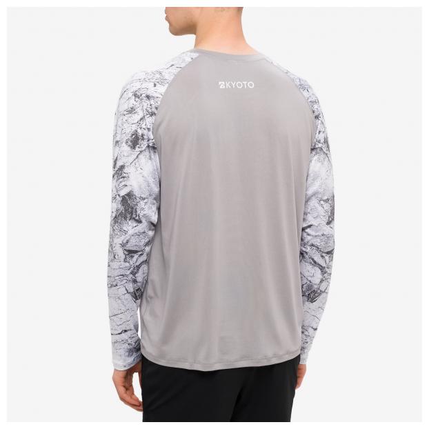 Лайкра KYOTO CORY LS RASHGUARD - Аритикул Cory_light grey-M - Фото 8