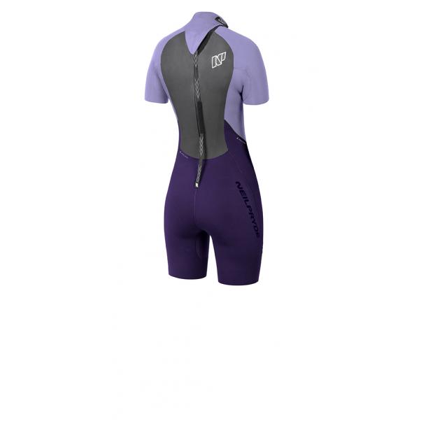 Гидрокостюм NP "SPARK" S/S SPRINGSUIT 3/2мм BACK ZIP - Аритикул MUF330 C1 - 38 - Фото 2