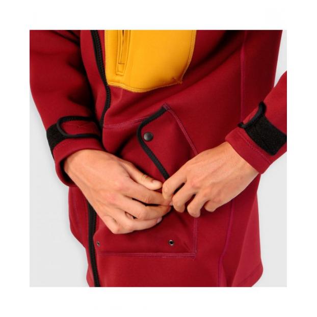 НЕОПРЕНОВАЯ КУРТКА-ПЛАЩ SOORUZ «STRAP» 2/2 ММ - Аритикул E23MJACHSTR-WINE- S - Фото 6