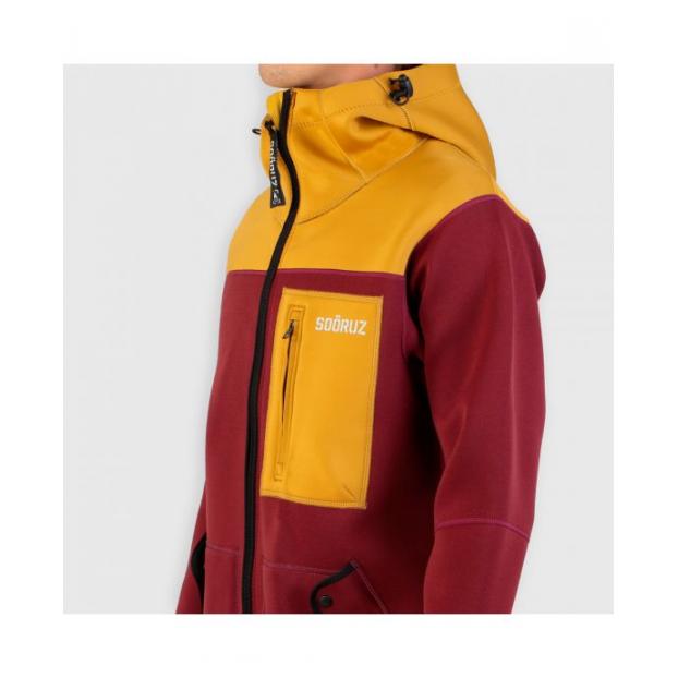 НЕОПРЕНОВАЯ КУРТКА-ПЛАЩ SOORUZ «STRAP» 2/2 ММ - Аритикул E23MJACHSTR-WINE- S - Фото 5