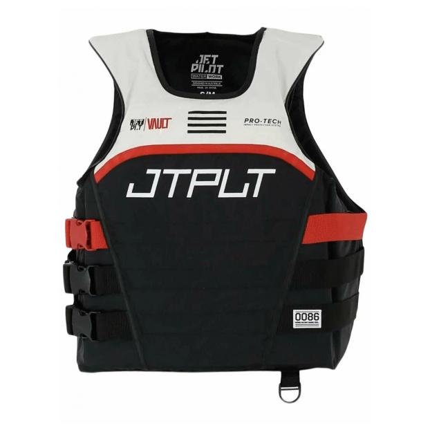 Спасательный жилет для гидроцикла нейлон мужской Jetpilot RX VAULT PROTECH S/E VEST - Аритикул 250260-BLACK/WHITE-2XL - Фото 1