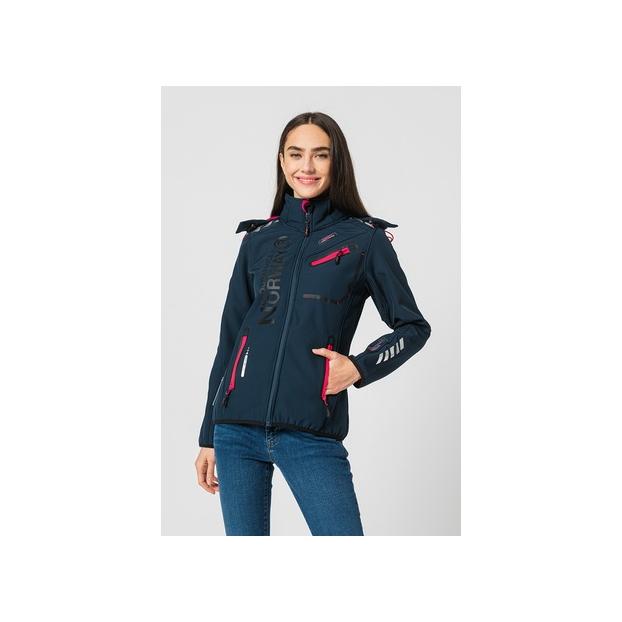 Софтшеловая куртка женская  GEOGRAPHICAL NORWAY «REINE» - Аритикул WT4038F-GREY-S - Фото 4