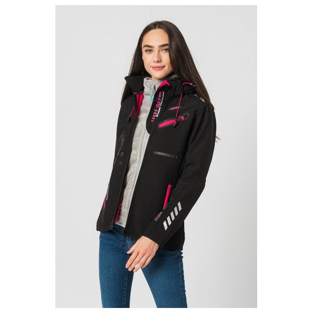 Софтшеловая куртка женская  GEOGRAPHICAL NORWAY «REINE» - Аритикул WT4038F-BLACK-S - Фото 8