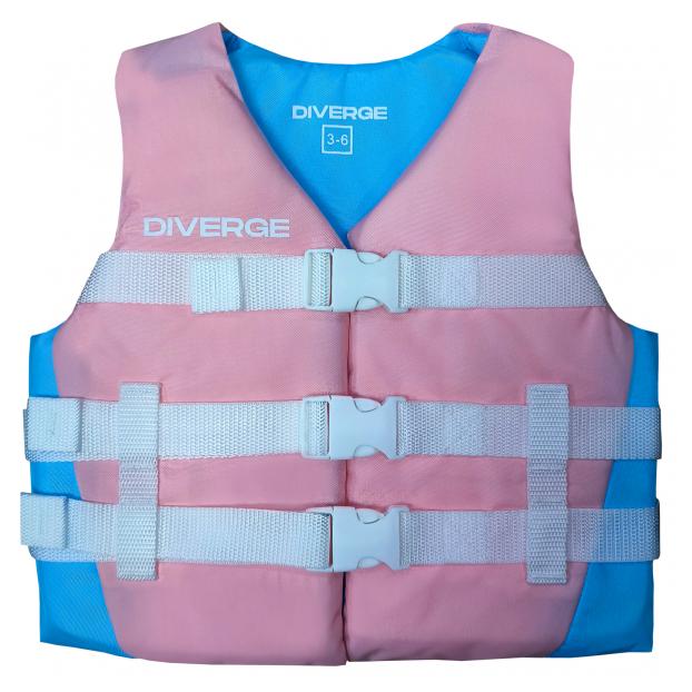 Жилет водный DIVERGE OMEGA KIDS VEST - Аритикул OMEGA-LIGHT PINK-XS - Фото 1