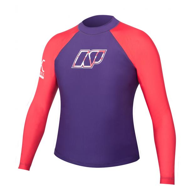 RSD472 Лайкра NP детская JUNIOR RASHGUARD дл. рукав - Аритикул RSD472 С3 (blue) 12 - Фото 5