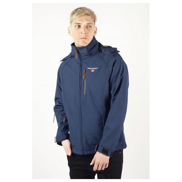 Софтшеловая куртка мужская GEOGRAPHICAL NORWAY «TAKITO» MAN - Аритикул WW5483H/G-NAVY-S - Фото 8