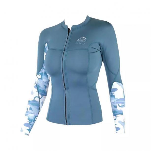 НЕОПРЕНОВАЯ КУРТКА ЖЕНСК. SOORUZ «DIVINE ZIP»  2 ММ - Аритикул S4 WW21TZLSDIVBL- BLUE - XS - Фото 3