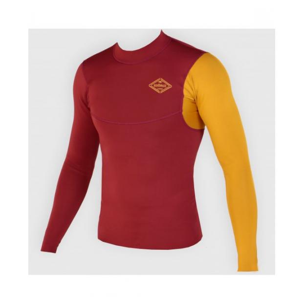 НЕОПРЕНОВЫЙ ТОП МУЖ. SOÖRUZ Top 1/1 LS Collar FIGHTER - Аритикул E22 MW11TLSFIGWI-Wine-M - Фото 1